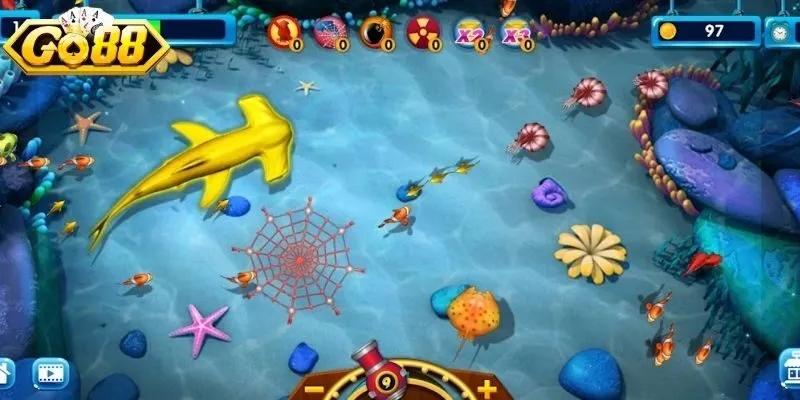 Tính năng đa dạng và kho vũ khí phong phú tại bắn cá GO88
