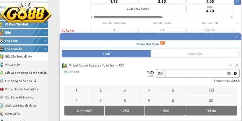 Kèo cược châu Âu dễ chơi