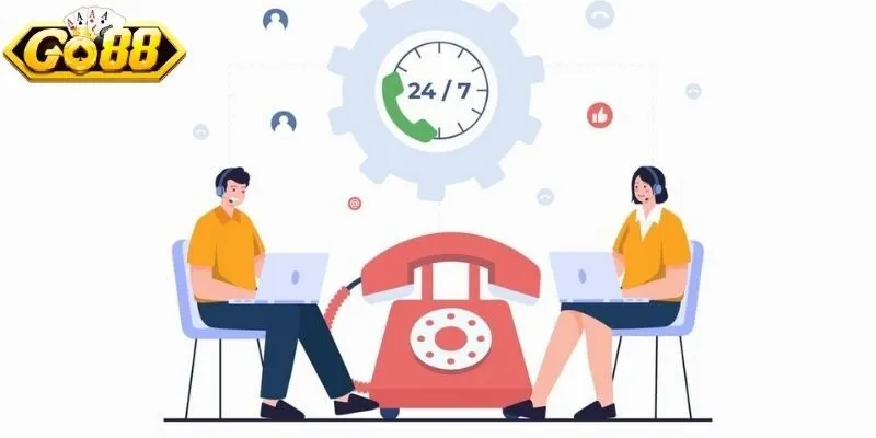Liên hệ GO88 qua hotline nhận tư vấn trong thời gian ngắn