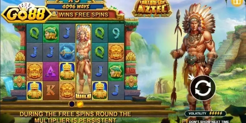 Nổ hũ Aztec - Hiệu ứng quay mượt, thưởng khủng