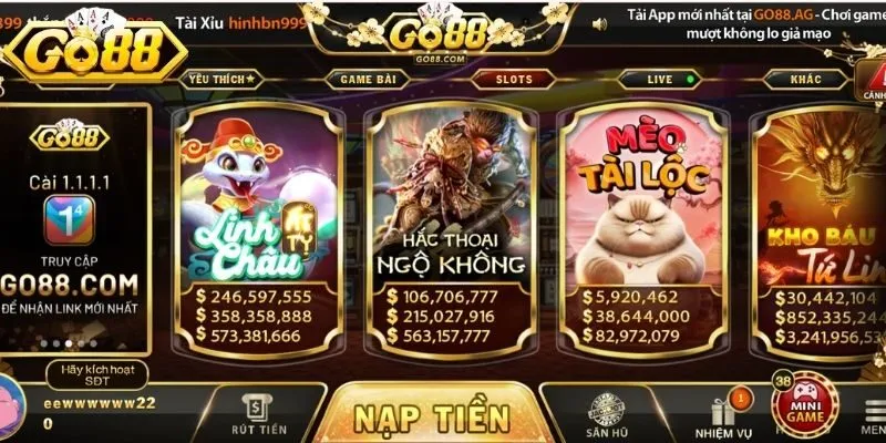 Sơ lược nổ hũ GO88