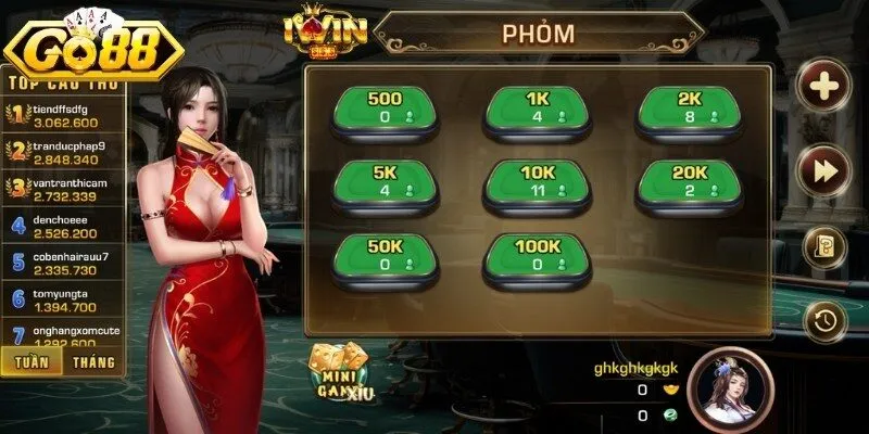 Sơ bộ thông tin về game phỏm Go88