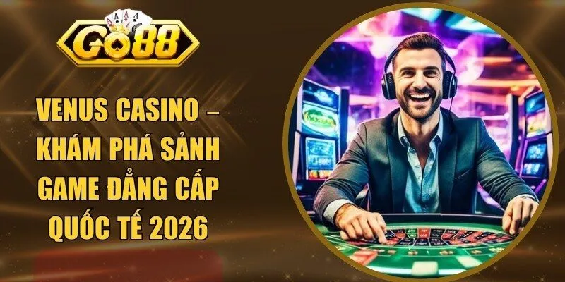 Venus Casino – Khám Phá Sảnh Game Đẳng Cấp Quốc Tế 2026